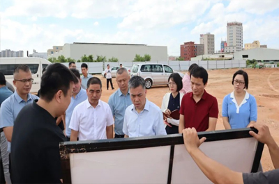 南安市委书记张桂森带队到南安国际石材智慧产业园视察指导工作